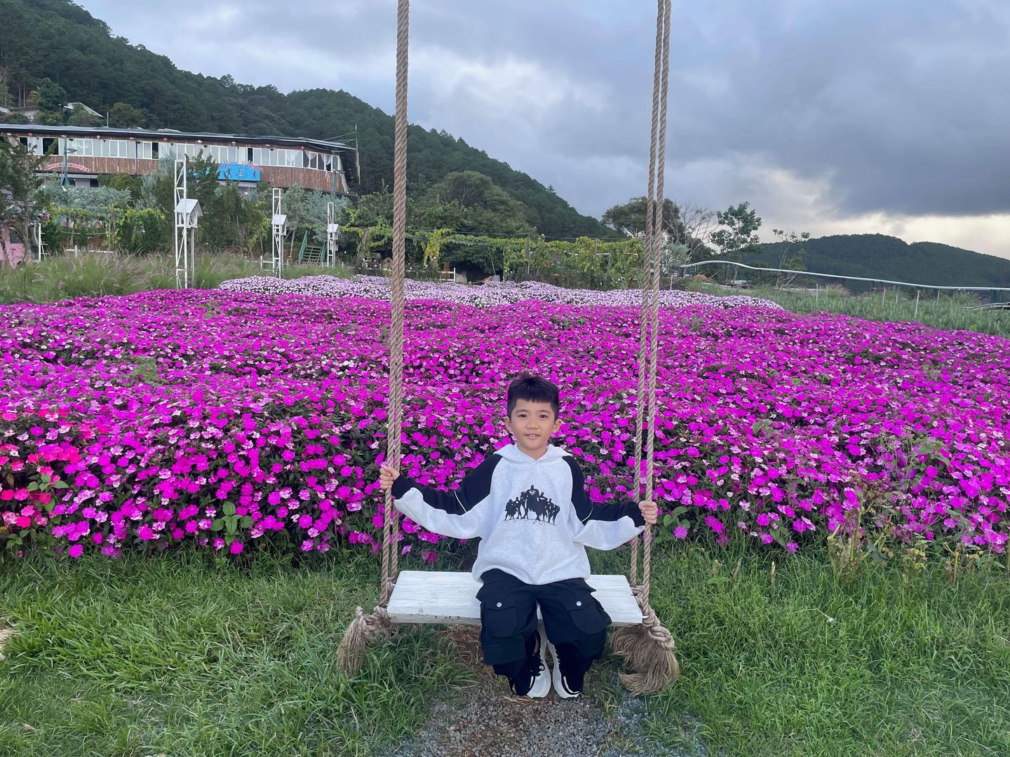 Hồng Dalat Valley – Pink Valley Đà Lạt: Vườn hồng và trò chơi mới lạ